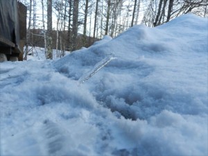 蓼科エリア別荘地雪の被害