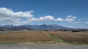 信州田舎暮らしで山の景色に感動
