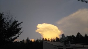 蓼科の雲